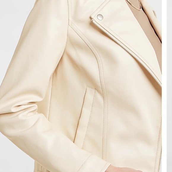 Faux leather Motto Jacket - Picture 4 of 6